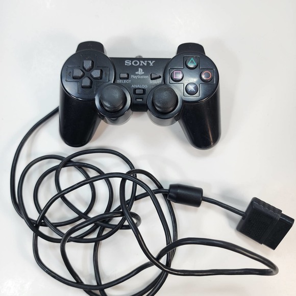 Sony Playstation 2 Black Wired Controller - Picture 1 of 8